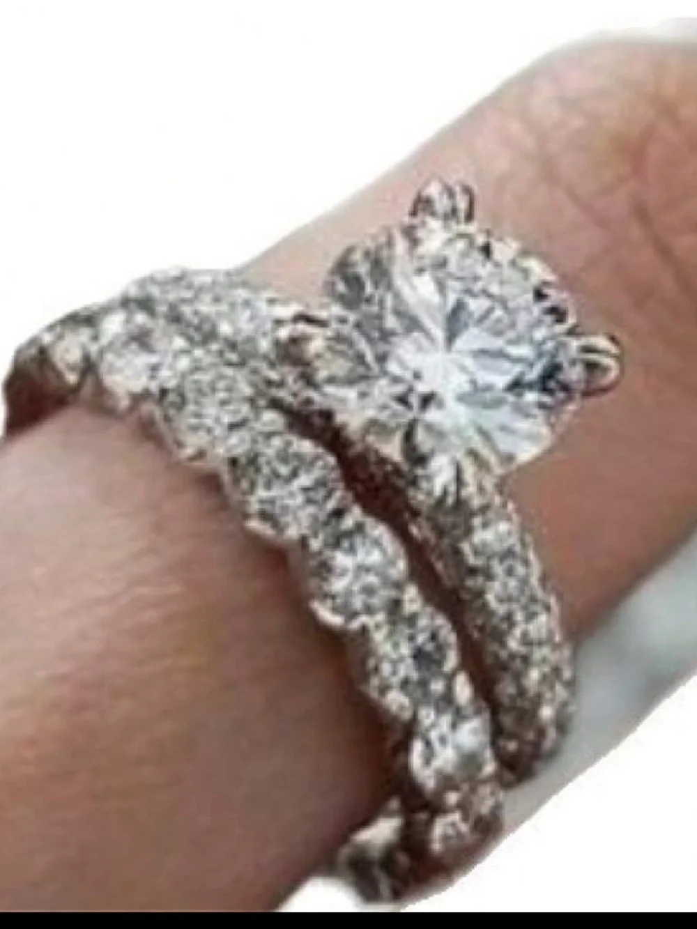 Silver ring set - Picture 3 of 3